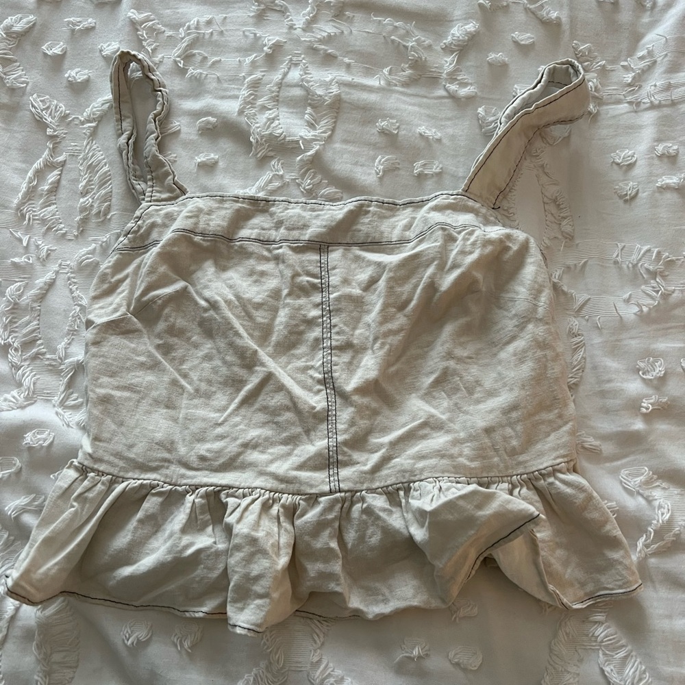 peplum crop top